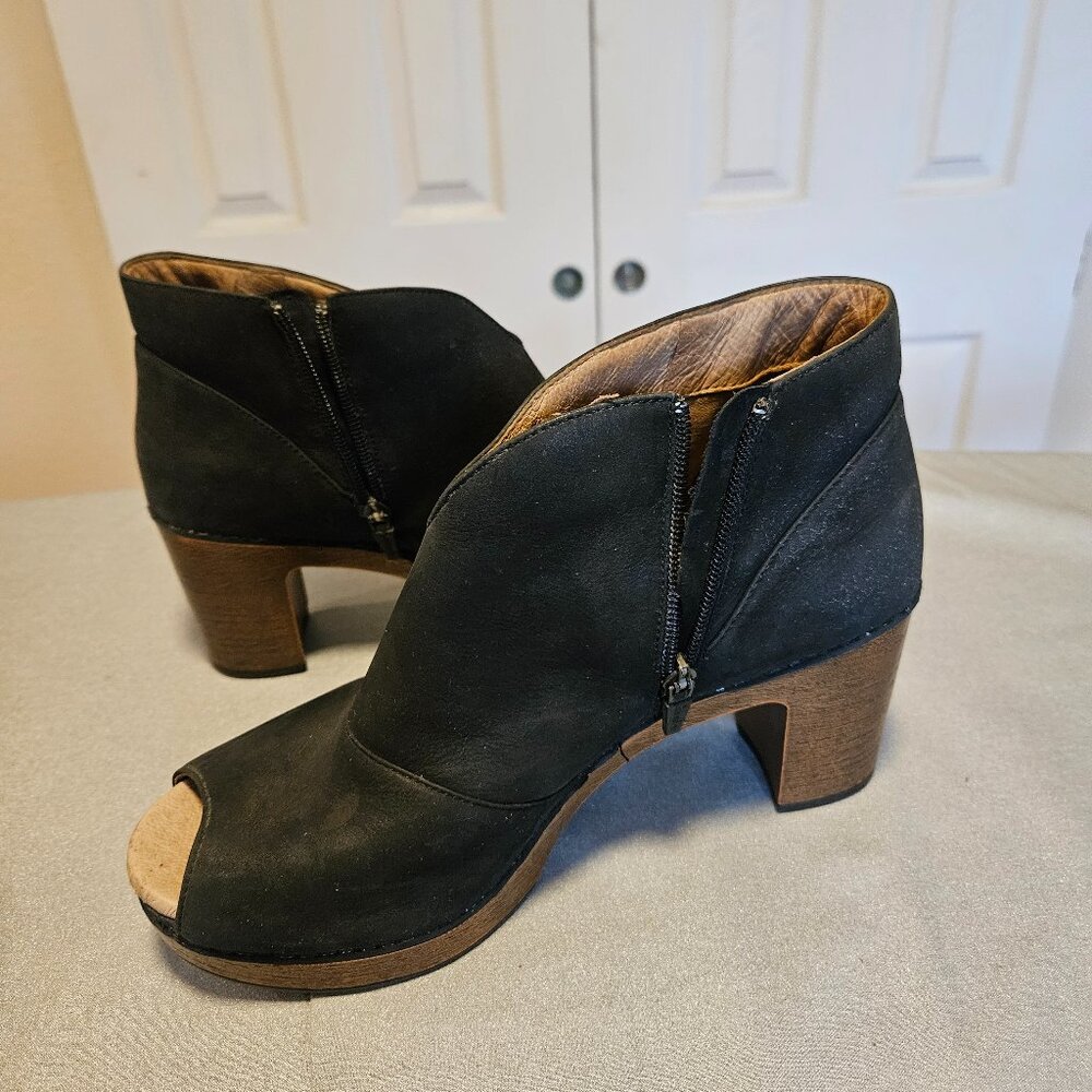 Dansko Delphina peep-toe ankle booties